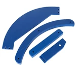 Uhmwpe Plate Abrasion Resistance Material Blue Color CNC Cut Service Plastic PE1000 Sheet Uhmw Plastic Sheets