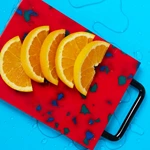 Red & White Chopping Block Cutting Board