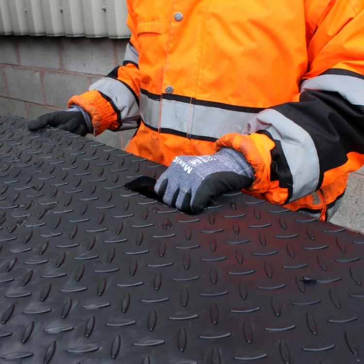 Blue Color Hdpe Ground Proetect Mats