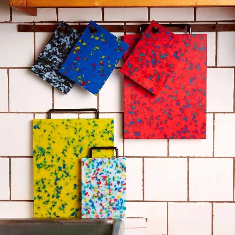 Mix Color Pe Sheet Chopping Block Cutting Board For Food Preparation And Presentation
