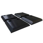 UHMWPE Machined Parts Wear Resistant Cushion Blocks