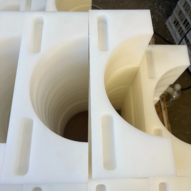 Uhmw Block Plastic Bearings High Wear Resistance Material
