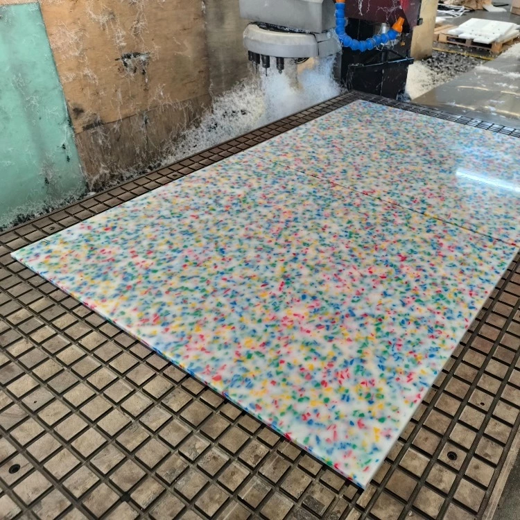 Durable PE Recycled Plastic Cutting Boards Colorful Chopping Blocks for Food Degree Material Color Plastic Boards