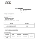 Custom Formulation PE1000 Plastic Low Coefficient Friction Self-Lubrication with Customizd Size and Thickness Service