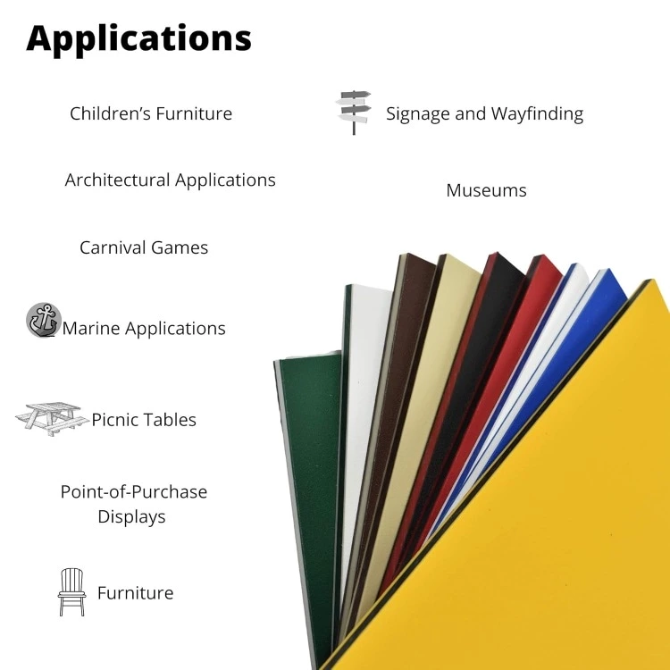 ColorCore Plastic Sheet Hdpe Sheet