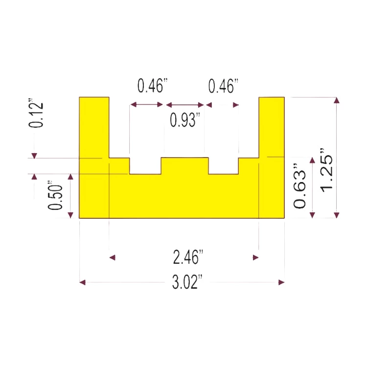 Uhmwpe Conveyor Guide Rails
