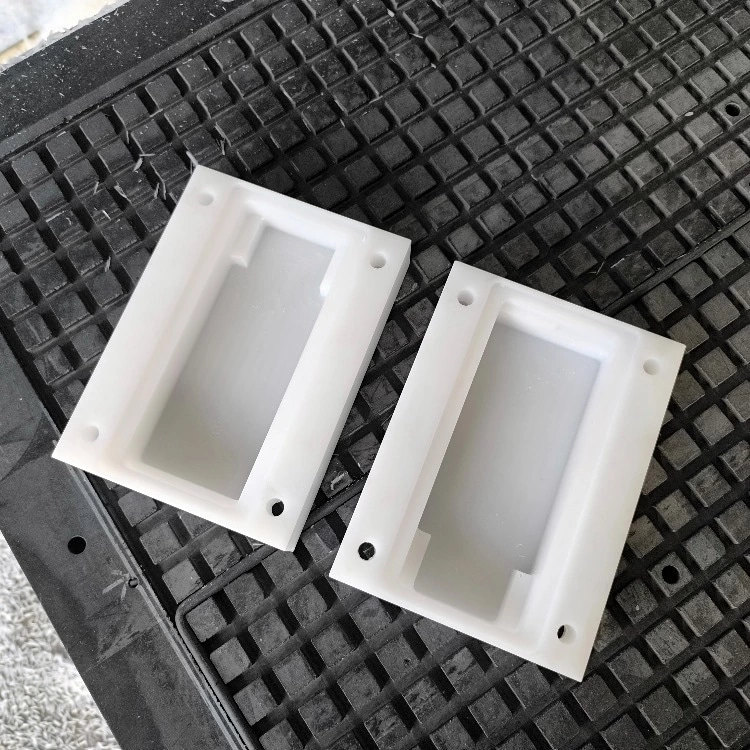 FDA approved polymers to the food processing industry. PE Press Mold Custom CNC Machining for UHMW Plastic Parts