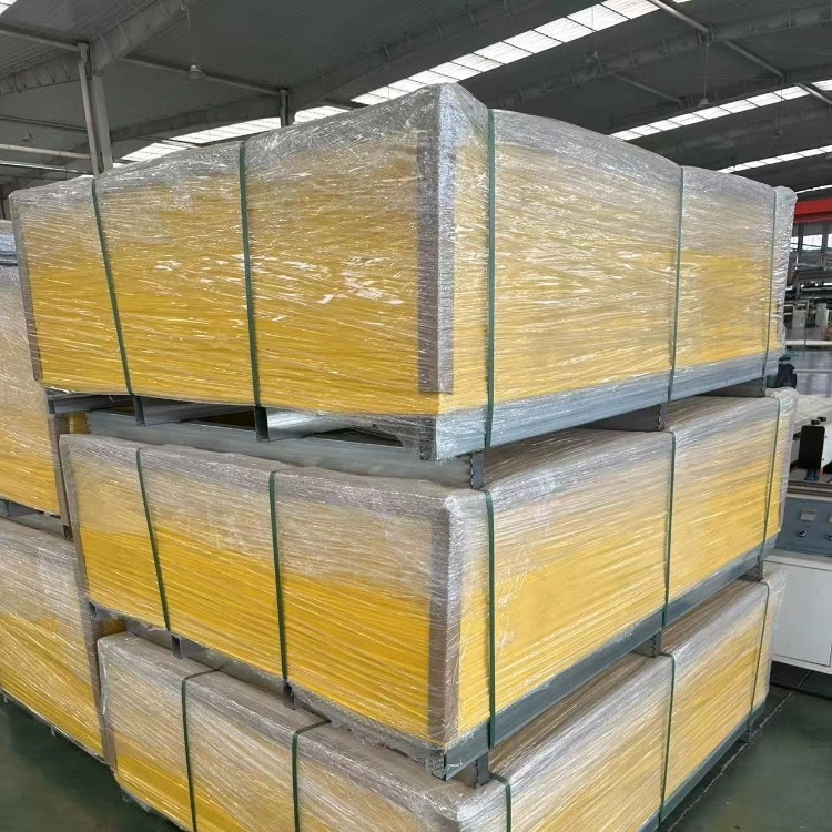 FCL UHMWPE SHEET YELLOW COLOR PE1000 ULTRA HIGH MOLECULAR WEIGHT UHMWPE PLASTIC SHEETS 4X8 PE PLATE