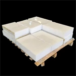 Natural White Color UHMW (Ultra High Molecular Weight) Polyethylene Plastic Block With CNC Mill