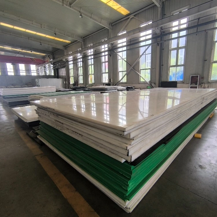 Natural White Color UHMW (Ultra High Molecular Weight) Polyethylene Plastic Block With CNC Mill