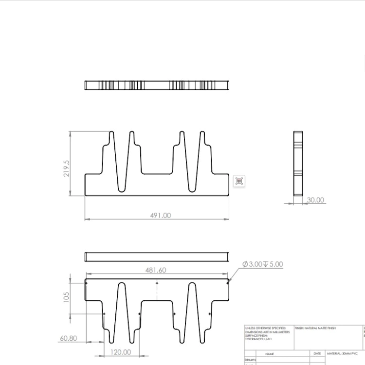 Coffee Machine Parts With FDA Certificate Cnc Uhmw Machined Service