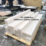 Custom dimensions 150mm×150mm×2440mm PE 1000 / PE-UHMW Blocks Manufacturer