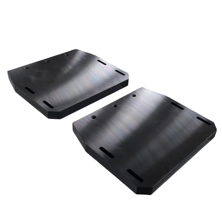 Prototype For Boat Transom Plate Black Uhmwpe Plastic In 40mm Thick Cnc Cut