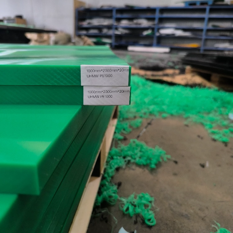 20mm Thickness  1000mmx2000mm Green Color Pe1000 Sheet Ultra High Molecular Weight Uhmw Polyethylene Board/Sheet/Plate Factory Supply