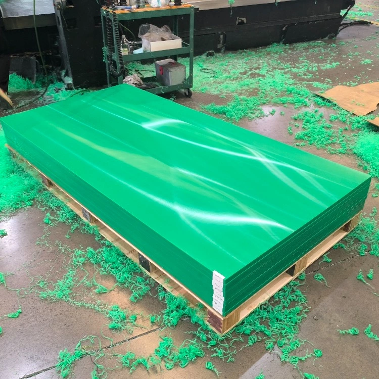 20mm Thickness  1000mmx2000mm Green Color Pe1000 Sheet Ultra High Molecular Weight Uhmw Polyethylene Board/Sheet/Plate Factory Supply