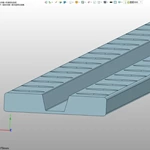 V Groove Chain Guide Track PE-UHMW(PE1000) Material in 2000mm Length