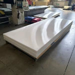 10-300mm Thick Hard Poly Plastic Board Nature Color Virgin Grade UHMWPE PE1000 Sheets for Sale