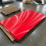 Red Color Pe1000 Sheet UV Resistance Uhmwpe Plastic Sheets