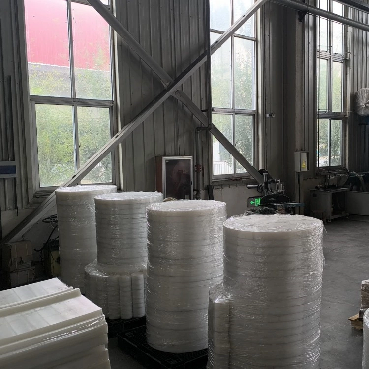 Custom UHMWPE Parts UHMW Round Pad With CNC Machined Service UHMW Round Pads Factory in China