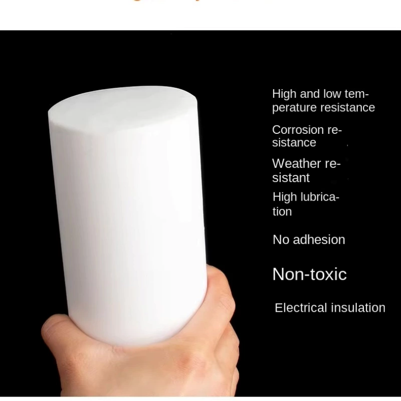 White PTFE Virgin Sheet Heat Resistant Teflon Sheets Non Stick Reusable Plastic Rod