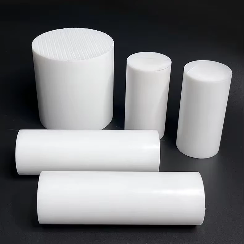 Natural White Plastic Round Solid Ptfe Rod
