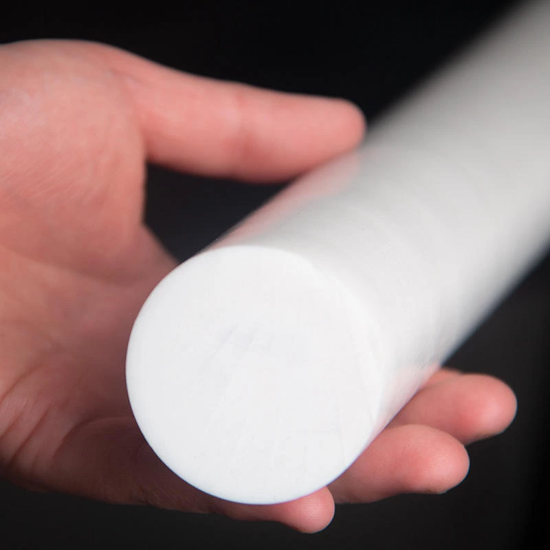 White PTFE Virgin Sheet Heat Resistant Teflon Sheets Non Stick Reusable Plastic Rod
