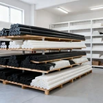 Black White Acetal Plastic POM Nylon Rod Shaft Bar Custom Cut 5mm-220mmExtrusion Plastic Pom Solid Rods