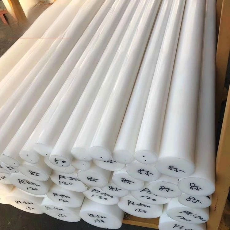 White & Black Diameter From 15mm To 200mm Hdpe Extrusion Rod, Hdpe Pe Rod Manufacturer