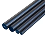 Custom Wear Resistant Uhmwpe/nylon/hdpe Plastic Bar Colorful Plastic Round Rod Solid Extruded Rods