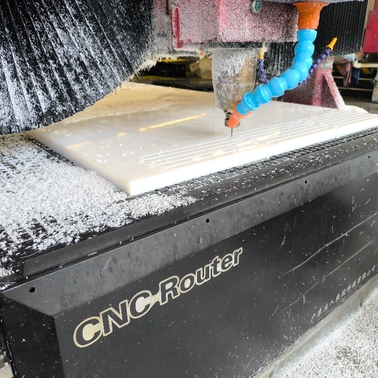 Sample Provided Cnc Machined Service Hard Uhmwpe Plastic Sheet/block For Heavy Duty Slide Application Used