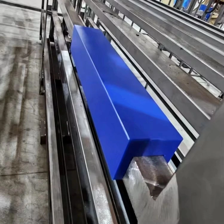 Thickness 8 mm Custom dimensions 26" x 1.5"  PE 1000 / PE-UHMW sheets Manufacturer - Metal Detectable Offer FDA Certificate