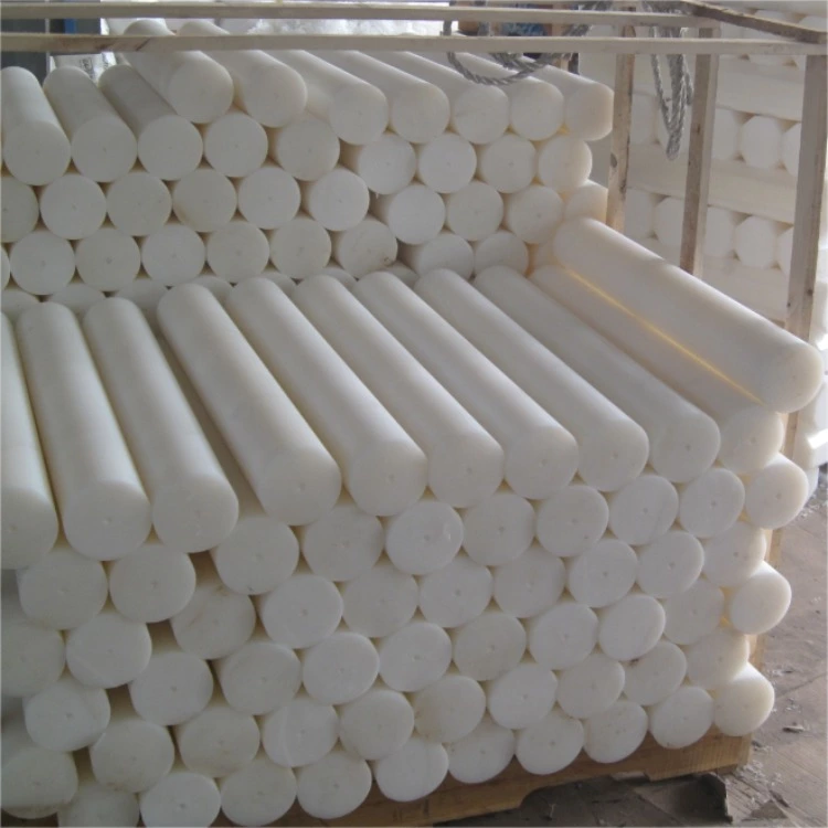 Custom Wear Resistant Uhmwpe/nylon/hdpe Plastic Bar Colorful Plastic Round Rod Solid Extruded Rods
