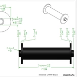 UHMWPE Rod & Custom Machined Parts | PE1000 CNC Plastic Components