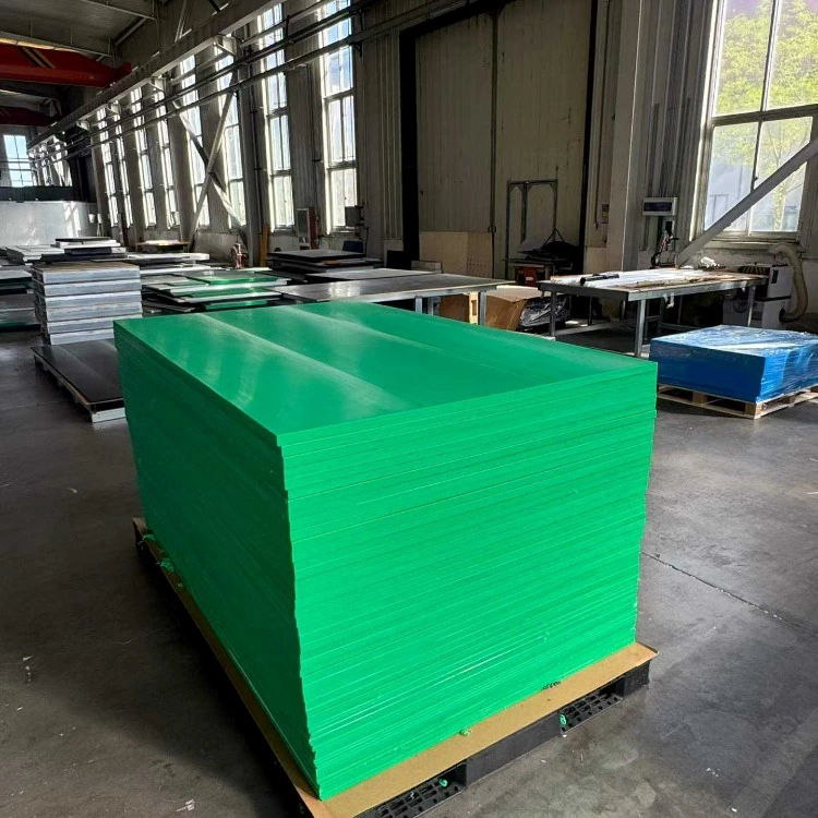 1/2" Thickness 12.7mm 5Ftx10Ft Green Color Pe1000 Sheet Ultra High Molecular Weight Uhmw Polyethylene Board/Sheet/Plate Factory Supply