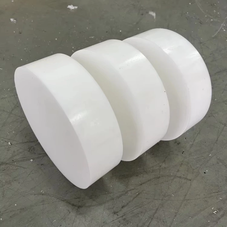 Nhựa Uhmw Pe Custom Uhmwpe Parts Uhmw Round Pad With Cnc Machined Service Uhmw Round Pads Factory In China