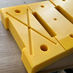FCL Uhmwpe Sheet Yellow Color Pe1000 Ultra High Molecular Weight Uhmwpe Plastic Sheets 4x8 Pe Plate