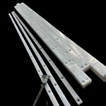 Wear Resistant UHMWPE Sheet 1/4" 1/2" 3/4" 1" | Custom PE1000 Mining Wear Block
